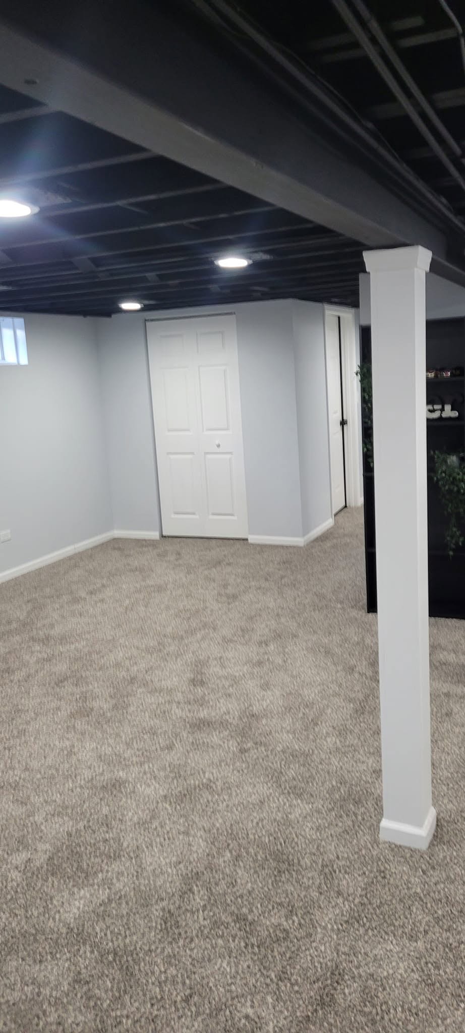 Support Column Casing & Hallway Storage Access